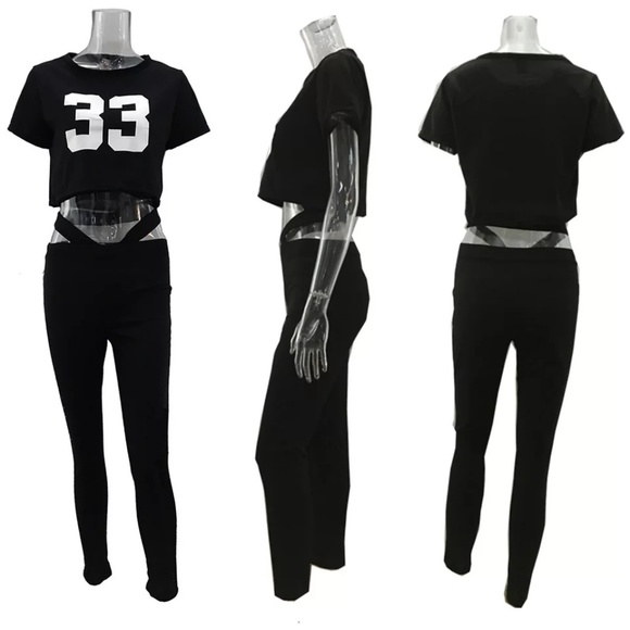 Last L!!! Black workout yoga set. - Picture 4 of 8